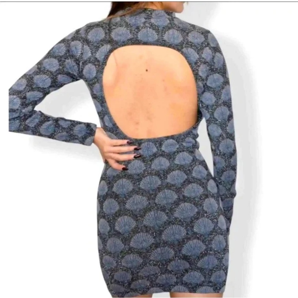 Zara XS/S Metallic Bodycon Women's Dress